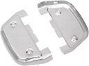 Drag Specialty 1621-0123 ハーレーツーリング用クロームパッセンジャーフロアボードカバー Drag Specialties 1621-0123 Chrome Passenger Floorboard Covers for Harley Touring(2)