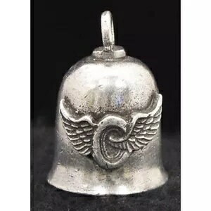ピューター オートバイ グレムリン ベル ウィング ホイール レッド ウィング 米国製 Pewter Motorcycle Gremlin Bell Winged Wheel Red Wings Made in USA