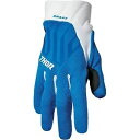 トール ドラフト グローブ オフロード ダート バイク MX ATV ライディング ブルー/ホワイト メンズ サイズ 2XL Thor Draft Gloves...