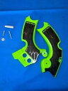 新品同様 Acerbis X グリップ フレーム ガード グリーン/ブラック Kawasaki KX250 & KX250F用 Like New Acerbis X-Grip Frame Guards Green/Black For Kawasaki KX250 & KX250F