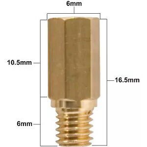 Pro X 99101-357 シリーズ ケーヒン ヘックス メイン ジェット 162 ホンダ オフロード バイク用 Pro X 99101-357 Series Keihin Hex Main Jet 162 for Honda Off-Road Motorcycles