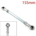 155 ミリメートルステアリングタイロッドボールジョイント M8 ボールジョイナーボルトタイロッド ATV ゴーカート用 155mm Steering Tie Rod Ball Joint M8 Ball Joiner Bolt Tie Rod for ATV Go Kart