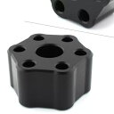 ブラックソリッドスーパーチャージャーカプラーアイソレーター ジャガーランドローバー 3.0L 2013-17用 Black Solid Supercharger Coupler Isolator For Jaguar Land Rover 3.0L 2013-17