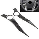 4 個車のステアリングホイールパネルカバートリムブラックトヨタプリウス 2012-2015 4 Pcs Car Steering Wheel Panel Cover Trim Black For Toyota Prius 2012-2015