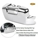 ウォーターポンプカバー ハーレーロードグライド ツイン冷却エンジン 17-23 クロームに適合 Water Pump Cover Fit For Harley Road Glide Twin-Cooled Engine 17-23 Chrome(2)