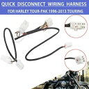 オートバイクイックディスコネクト配線ハーネスハーレーエレクトラグライド FLHT 1996-13 Motorcycle Quick Disconnect Wiring Harness For Harley Electra Glide FLHT 1996-13