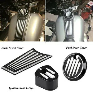 挿入タンクドアダッシュカバー点火ハーレーロードストリートエレクトラグライド 93-06 Insert Tank Door Dash Cover Ignition For Harley Road Street Electra Glide 93-06