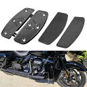ハーレー ツーリング ソフテイル エレクトラ ロード グライド用ドライバー フットボード インサート&ボトム Driver Footboards Inserts &Bottoms For Harley Touring Softail Electra Road Glide