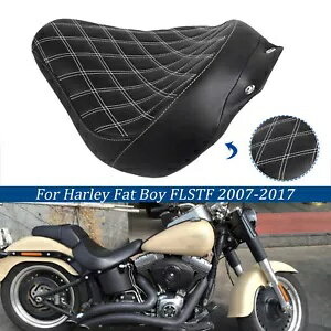 フロント運転席クッションパッドサドルハーレーファットボーイ FLSTF EFI FLSTFI 2007-17 Front Driver..