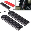 ペアアッパーフォークスライダーアクセント ハーレーエレクトラストリートトライグライド FLHTCU FLHX用 Pair Upper Fork Slider Accent For Harley Electra Street Tri Glide FLHTCU FLHX(2)