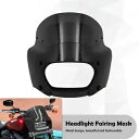 ブラックヘッドライトフェアリングマスクカウルハーレーハーレーソフテイルファットボブ 2018-22 に適合 Black Headlight Fairing Mask Cowl Fit For Harley Harley Softail Fat Bob 2018-22