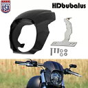 フロントヘッドライトフェアリングカバーマスクハーレーソフテイルブレイクアウト2018-2020に適合 Front Headlight Fairing Cover Mask Fit For Harley Softail Breakout 2018-2020