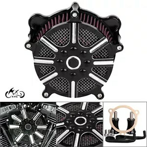 フラワーエアクリーナーレッドインテークフィルターハーレーツーリングエレクトラグライドFLHT 08-16用..