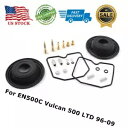 Kawasaki N500C Vulcan500 LTD キャブレターリビルドキット ダイヤフラムプランジャー US For Kawasaki N500C Vu...