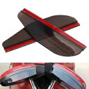 2 ピース/セットスモーク車のリアビューサイドミラーレインボード眉毛ガードサンバイザー 2pcs/Set Smoked Car Rear View Side M...