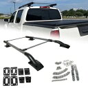 日産フロンティア 2005-2022 トップルーフラックレール荷物キャリアアルミ For Nissan Frontier 2005-2022 Top Roof Rack Rail Luggage Carrier Aluminum