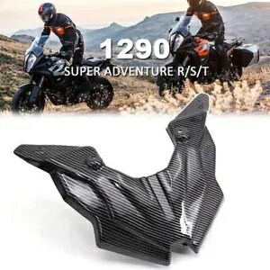 カーボンファイバー 1290 スーパーアドベンチャー R/S/T フロントビークノーズフェアリングカウルフェンダー Carbon Fiber FOR 1290 Super Adventure R/S/T Front Beak Nose Fairing Cowl Fender