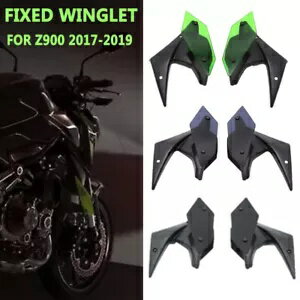 Kawasaki Z900 2017-2019 18 サイドダウンフォース裸スポイラー固定翼ウィングレット For Kawasaki Z900 2017-2019 18 Side Downforce Naked Spoilers Fixed Wing Winglet