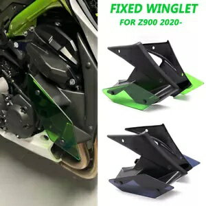 Kawasaki Z 900 Z900 2021-UP サイドダウンフォースネイキッドスポイラー固定翼ウイングレット For Kawasaki Z 900 Z900 2021-UP Side Downforce Naked Spoilers Fixed Wing Winglet