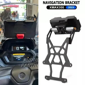 ワイヤレス充電器 GPS 電話ホルダーナビゲーションブラケットヤマハ XMAX 300 2023- Wireless Charger ..