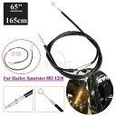 65インチ 165cm ブラックアウト ブレーキ クラッチ ケーブル ワイヤー ハーレー スポーツスター XL 1200 883用 65" 165cm Blackout Brake Clutch Cable Wire Fit for Harley Sportster XL 1200 883