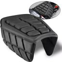 ブラックオートバイ快適シートクッションエアクールシートカバーパッドマット日焼け止め Black Motorcycle Comfortable Seat Cushion Air Cool Seat Cover Pad Mat Sunscreen