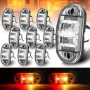 LED サイド マーカー ライト リア ブレーキ テール ライト DRL クリアランス ランプ E24 トラック トレーラー LED Side Marker Light Rear Brake Tail Light DRL Clearance Lamp E24 Truck Trailer(2)