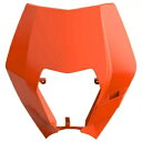 Polisport フロントヘッドライトマスク オレンジ KTM 200 250 300 400 450 530 XCW 2008-2012 Polisport Front Headlight Mask Orange KTM 200 250 300 400 450 530 XCW 2008-2012
