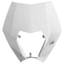 Polisport フロントヘッドライトマスク ホワイト KTM 200 250 300 400 450 530 XCW 2008-2012 Polisport Front Headlight Mask White KTM 200 250 300 400 450 530 XCW 2008-2012