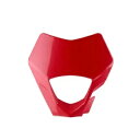 Polisport フロントヘッドライトマスク レッドガス ガス EC 250 2022 EC 300 2021-2022 Polisport Front Headlight Mask Red Gas Gas EC 250 2022 EC 300 2021-2022