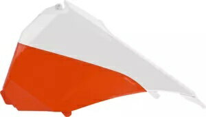 Polisport ܥå С ץ饹å  ۥ磻 ξ KTM 8455100001 Polisport Air Box Covers Plastic Orange White Left and Right both KTM 8455100001