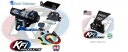 KFI 2500 LB ウインチ & マウント キット グリル付き Arctic Cat Textron Wildcat 1000 & 4 12-19 KFI ...