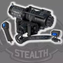 KFI Products ステルス ウインチ 3500 LB 合成ケーブル ロープ ATV UTV ハンドルバー スイッチ KFI Products Stealth Winch 3500 LB Synthetic Cable Rope ATV UTV Handlebar Switch