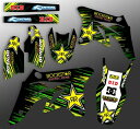 2013 2014 2015 2016 KXF 250 グラフィックキット カワサキ KX250F ブラック ロックスター デカール 2013 2014 2015 2016 KXF 250 GRAPHICS KIT KAWASAKI KX250F BLACK ROCKSTAR DECALS