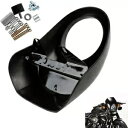 オートバイのフロントヘッドライトフェアリングマスクハーレースポーツスターXLダイナ1973-UPに適合 Motorcycle Front Headlight Fairing Mask Fit For Harley Sportster XL Dyna 1973-UP