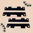 テールゲート テールゲート ヒンジ プレート ネジ付き ヤマハ YXR450 YXR660 YXR700 Rhino Tail Gate Tailgate Hinge Plates W/Screws For Yamaha YXR450 YXR660 YXR700 Rhino