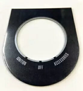 ハーレーダビッドソン用交換用ダッシュイグニッションスイッチ粘着ネームプレート 71302-93 Replacemen..