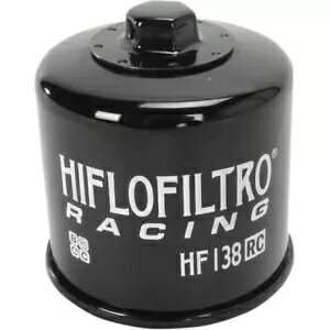 Hiflo RC レーシング オイルフィルター ブラック スズキ バーグマン 650/バーグマン 650 エグゼクティブ用 Hiflo RC Racing Oil Filter Black for Suzuki Burgman 650/Burgman 650 Executive