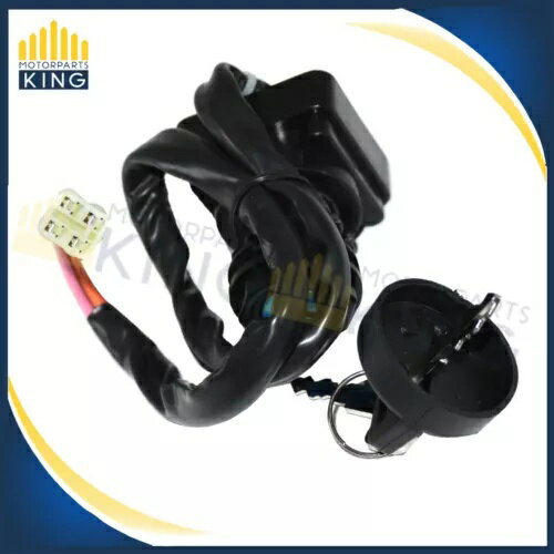 新しいイグニッションキースイッチスズキ LTA500 F LTF500 F ヴィンソン 2002-2007 米国に適合 New Ignition Key Switch Fit Suzuki LTA500 F LTF500 F Vinson 2002-2007 US