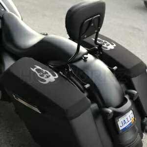Hogworkz ブラック ハーレーダビッドソン ツーリング 防水サドルバッグ蓋カバー Hogworkz Black Harley..