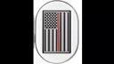 Figurati アンテナ 左カバー ミラー 赤ライン アメリカ国旗付き 4 ハーレー 09-23 T... Figurati Antenna Left Cover Mirror w/ Red Line American Flag 4 Harley 09-23 T...