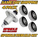 (4 パック) スピンドル再構築ベアリング John Deere D100 D120 D140 D150 D155 D160 に適合 (4 Pack) Spindle Rebuild Bearing Fits John Deere D100 D120 D140 D150 D155 D160(2)