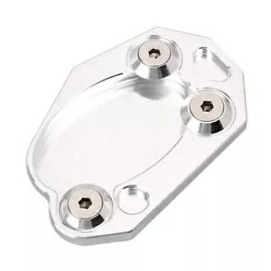 シルバー サイドスタンド キックスタンド 延長プレート パッド Kawasaki Z1000 Ninja ZX10R用 Silver Side Stand Kickstand Extension Plate Pad for Kawasaki Z1000 Ninja ZX10R