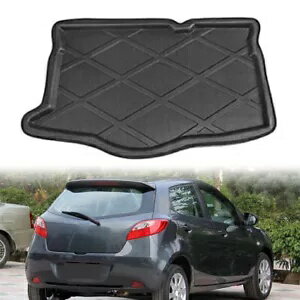 リアブーツライナートランクカーゴマットトレイフロアカーペットマツダ 2/デミオ GE ハッチ Rear Boot ..