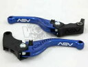 Kawasaki Ninja 650R & Versus 650 2006 07 08 ASV F3 レバーセット ブルー ショート Kawasaki Ninj...