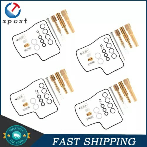ۥ V65 ޥ VF1100C V65 С VF1100S  4X ֥쥿ƹۥå For Honda V65 Magna VF1100C V65 Sabre VF1100S Repair 4X Carburetor Rebuild Kit