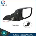 ブラック アウトサイドミラー 助手席 RH サイド ライトなし 13-16 ホンダ アコードに適合 Black Outside Mirror Passenger RH Side Without Light Fit For 13-16 Honda Accord