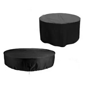 1.8 メートル/2.3 メートルパティオラウンドテーブルカバー屋外ガーデン家具プロテクターダストレイン ..