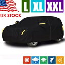 フルカーカバー防水日焼け止め屋外 UV 雪塵ユニバーサルフィット SUV Full Car Cover Waterproof Sun Protection Outdoor UV Snow Dust Universal Fit SUV