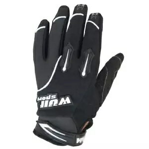Wulfsport ѥȥ ȥȥ  MX ե ȥ  ֥å Wulfsport Adult Motocross Stratos Gloves MX Off Road Motorcross Glove Black
